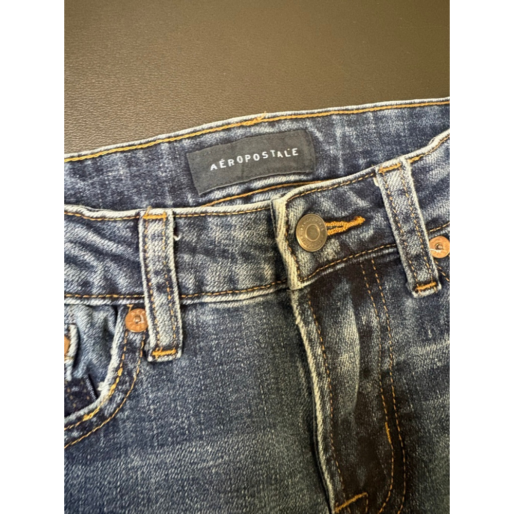 Women's Aeropostale Blue Skinny Jeans Size 28 - Picture 4 of 8